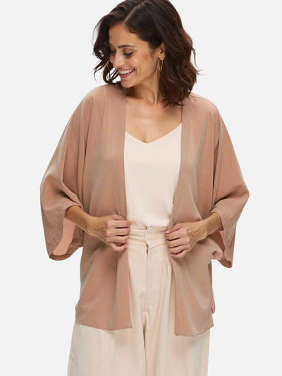 silk cardigan