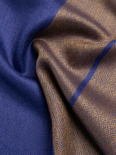 Sapphire Diamond Mens Cashmere Scarf