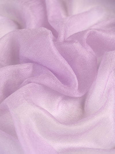Close-up of soft, light purple fabric with a subtle texture.