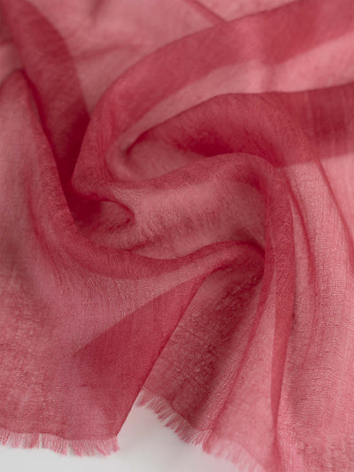 Close-up of pink fabric with a soft texture
