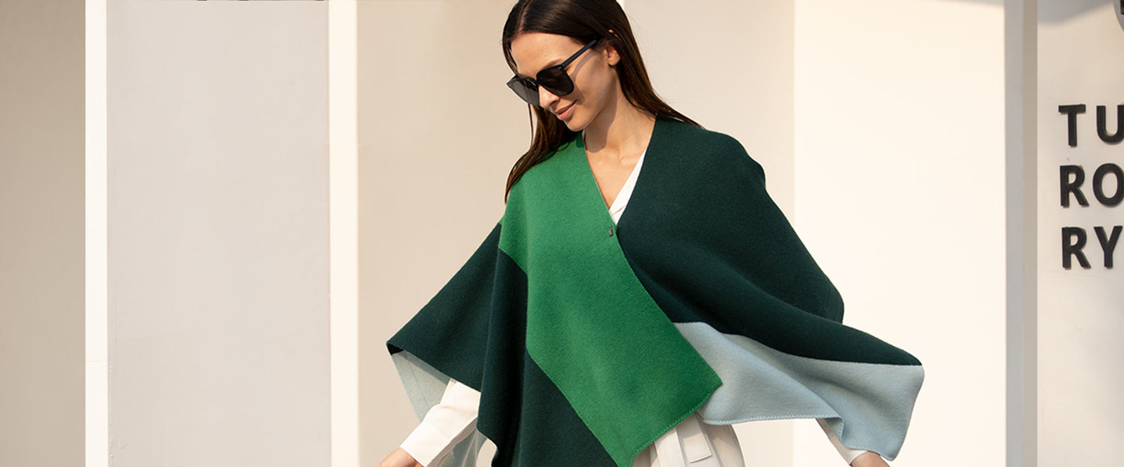 Luxe Button Cape