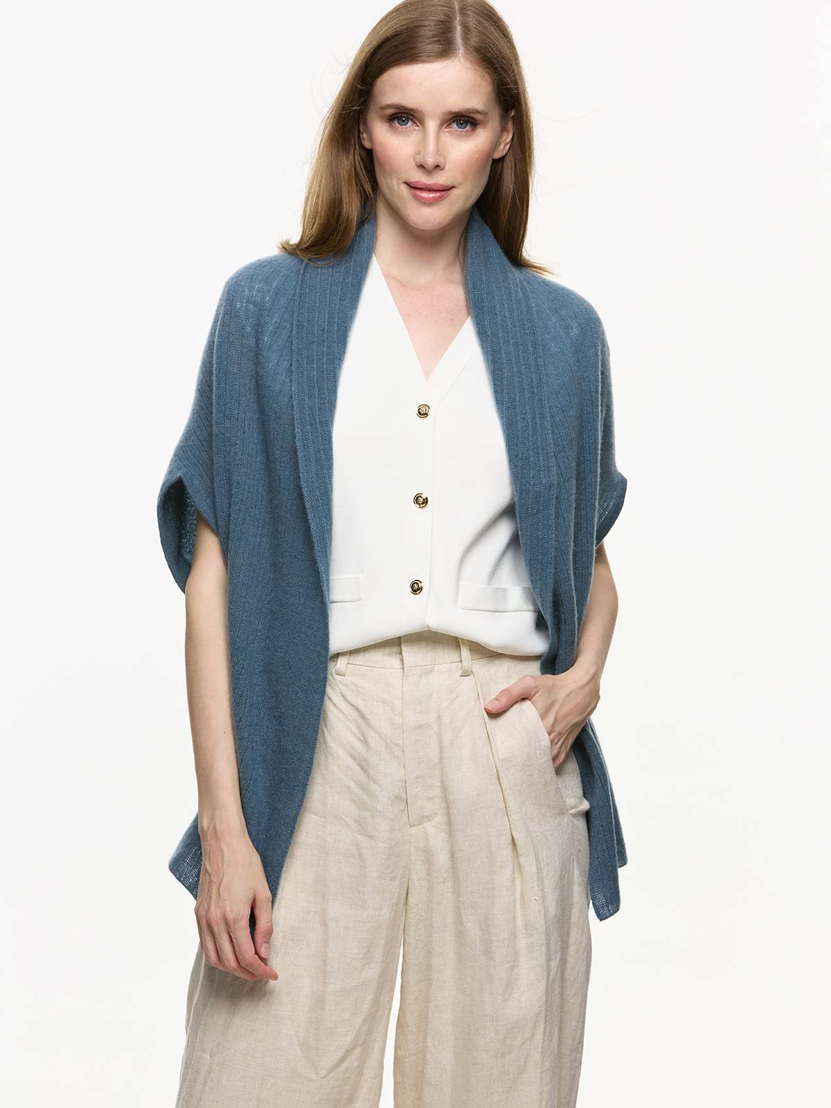 cashmere vest