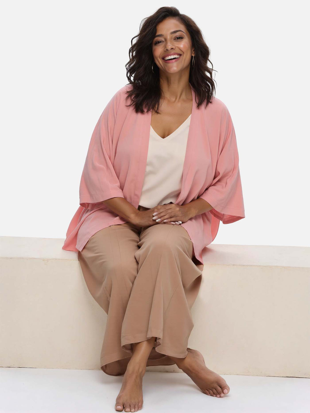 silk cardigan