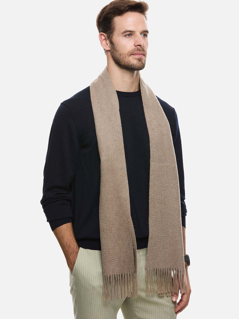 Men's Black Cashmere Scarf Ovcio