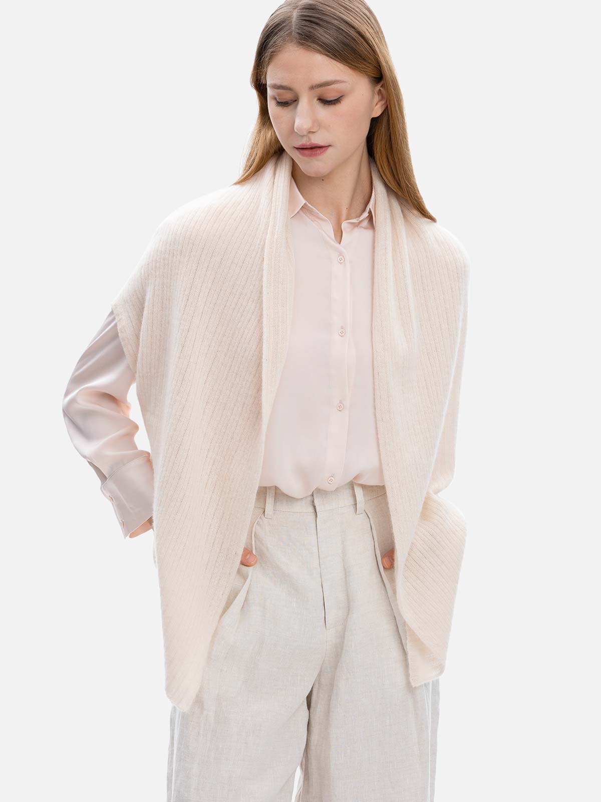 cashmere vest
