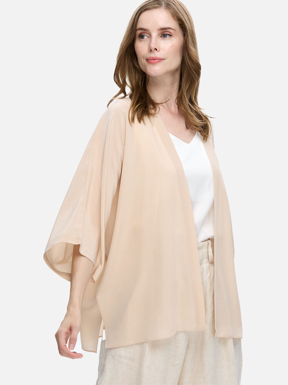 silk cardigan