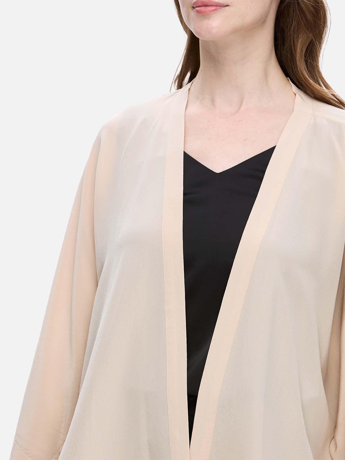 silk cardigan