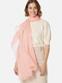 Featherlight Pink Cashmere Scarf