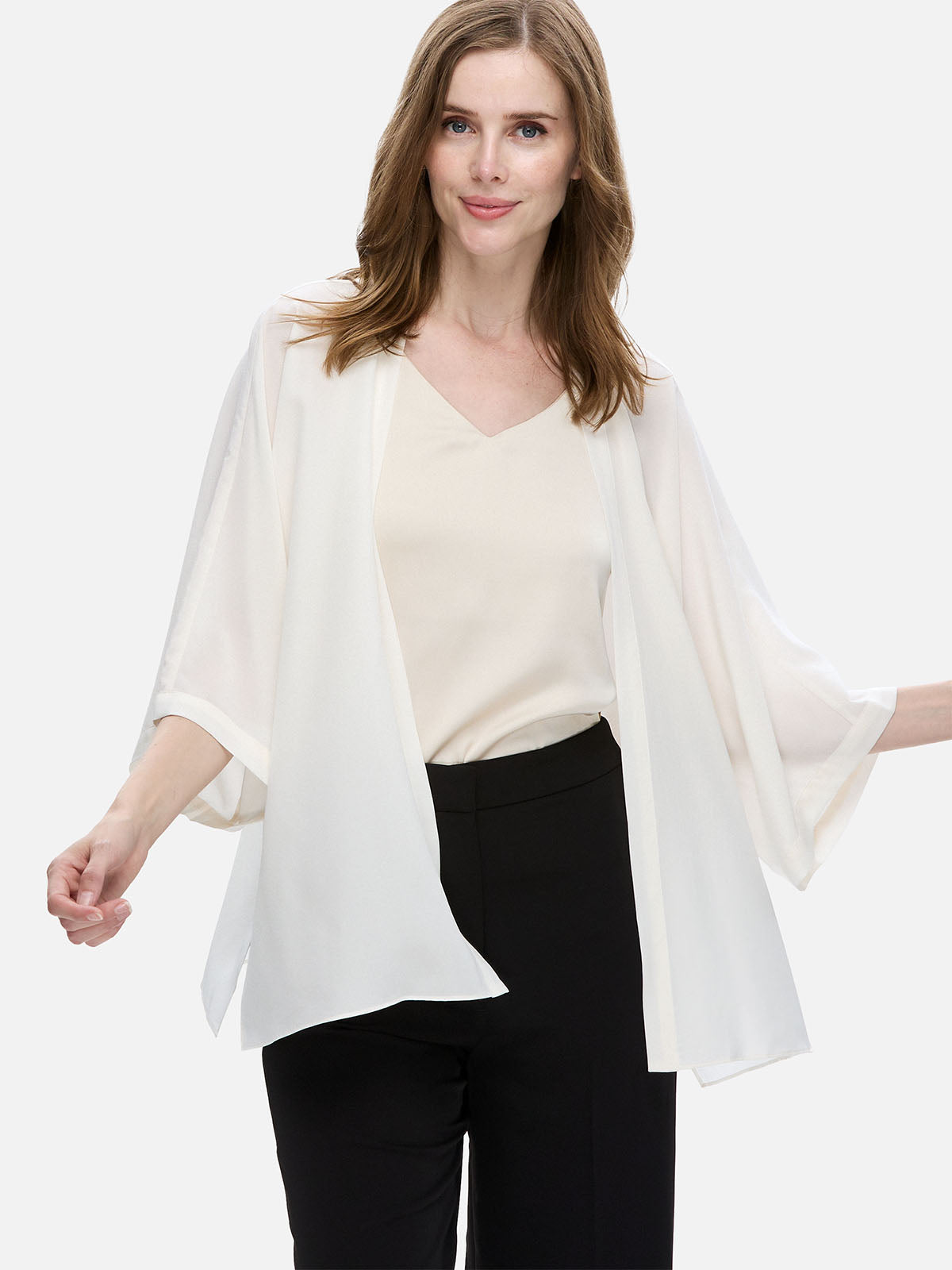 silk cardigan