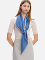 Square - Featherlight Blue Cashmere Scarf