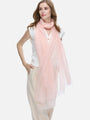 Featherlight Light Pink Cashmere Scarf