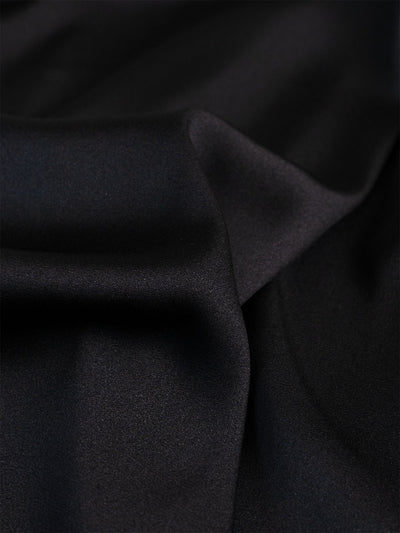 Close-up of black silk